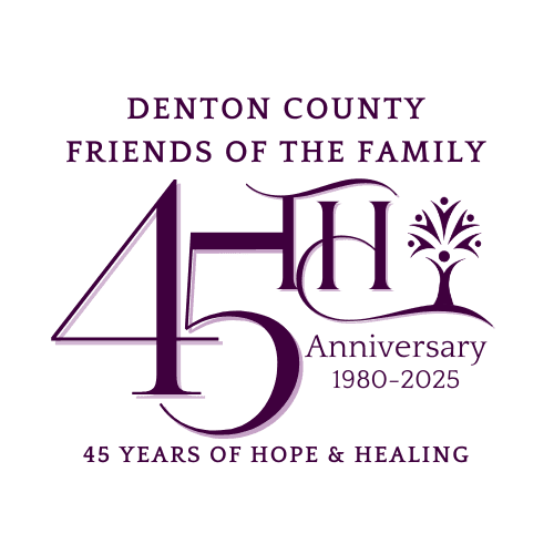 Denton County Friends of the Family logo