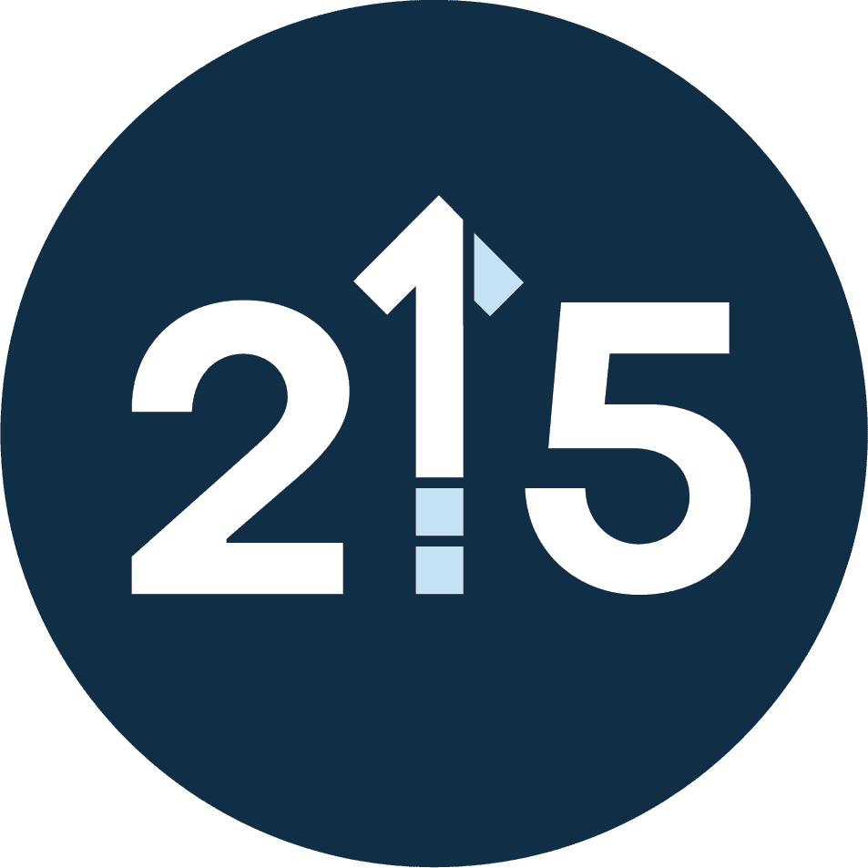 Elevate 215 Primary Badge Logo