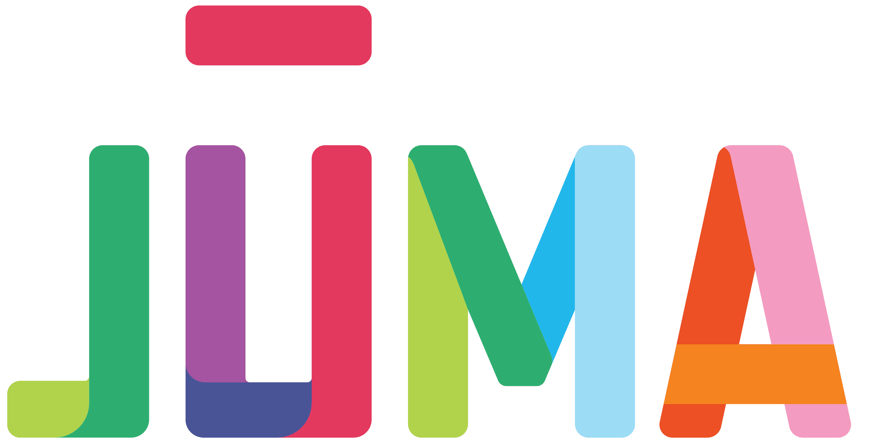A colorful logo that says "Juma".