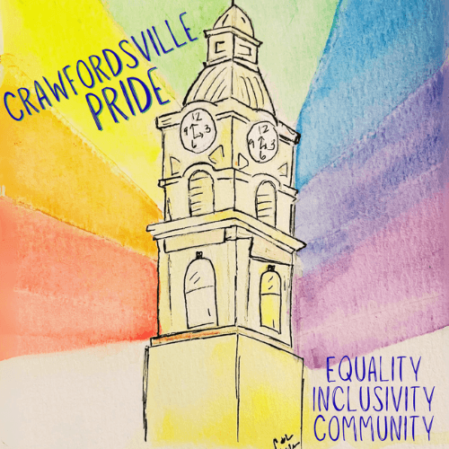 CRAWFORDSVILLE PRIDE logo