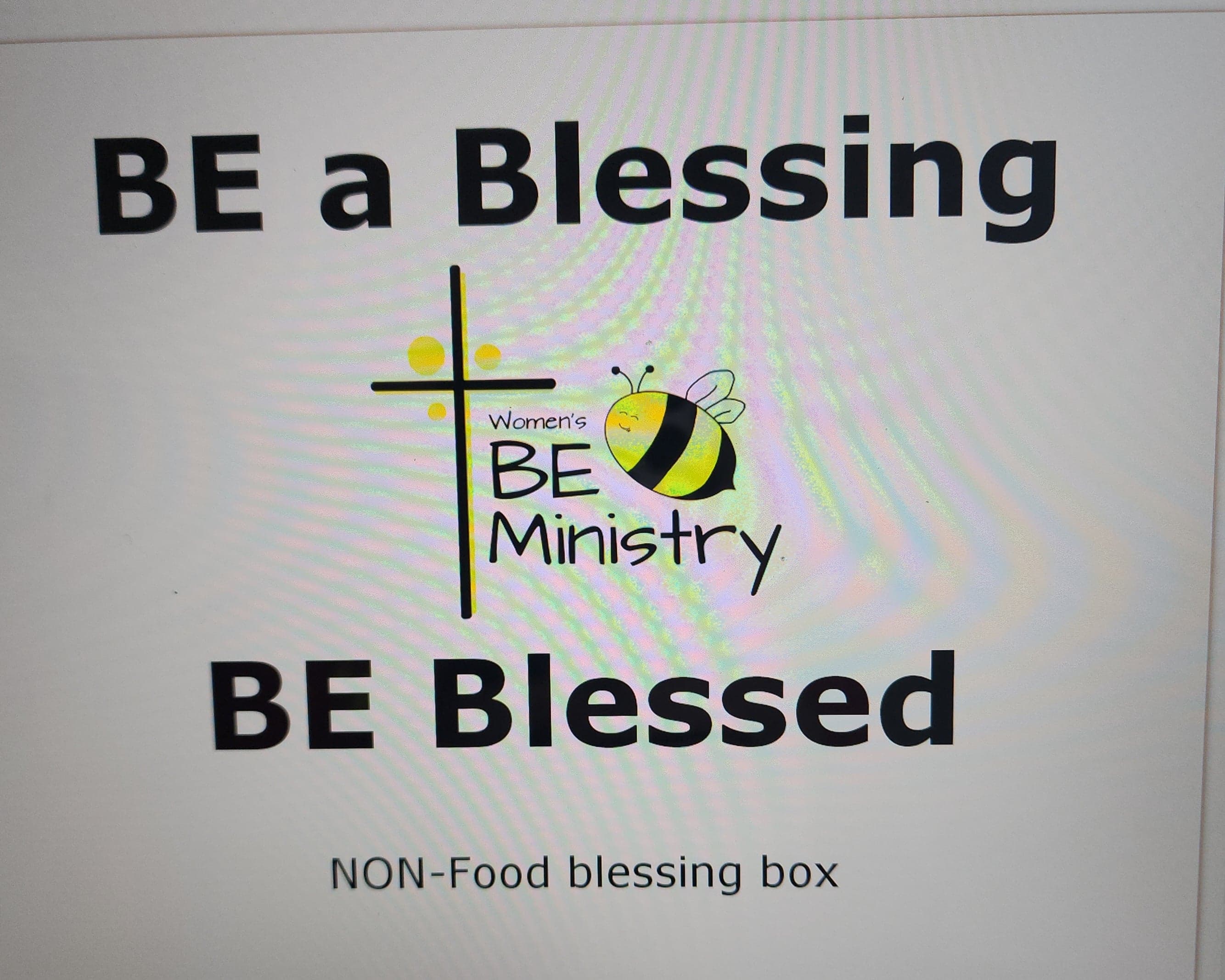 BE A Blessing, BE Blessed Blessing box
