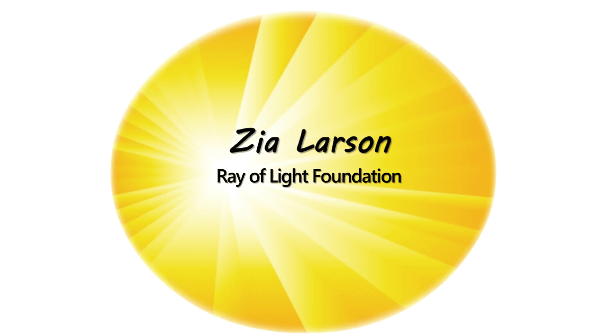 Zia Larson's Ray of Light Foundation logo