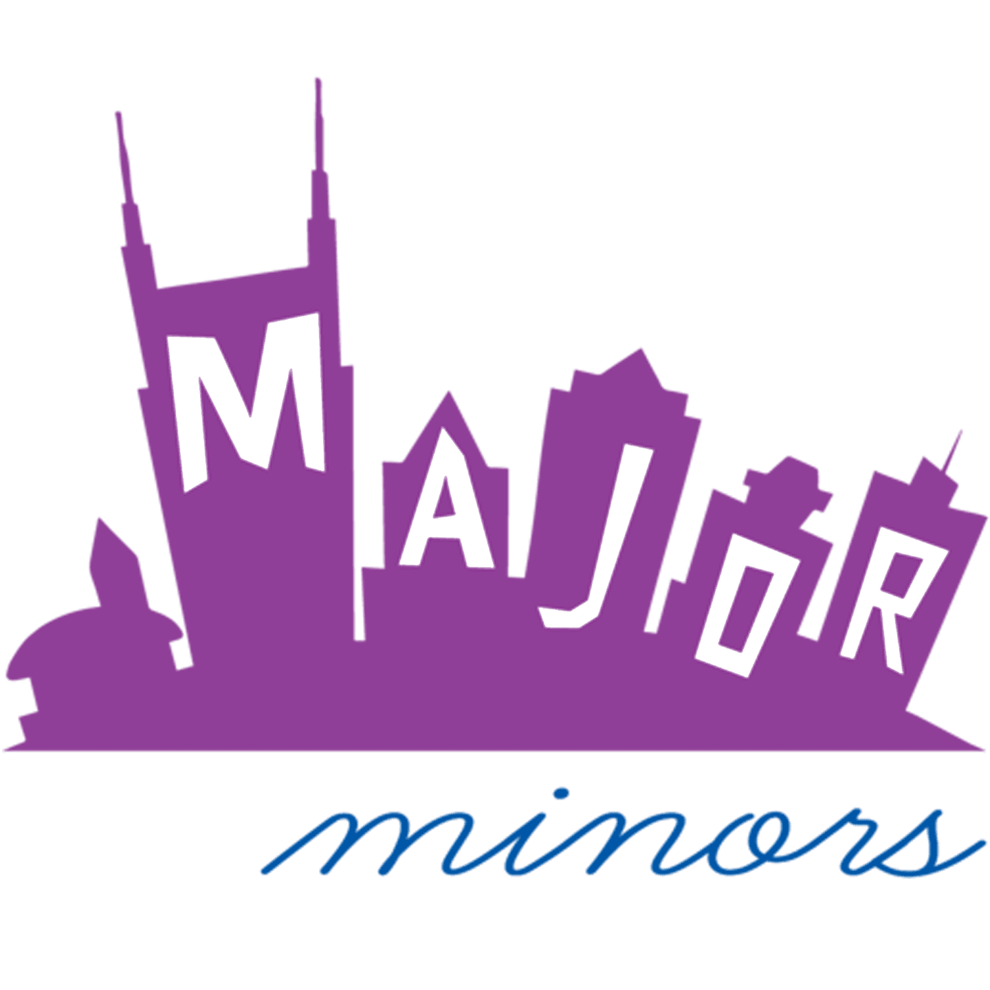Major Minors purple logo