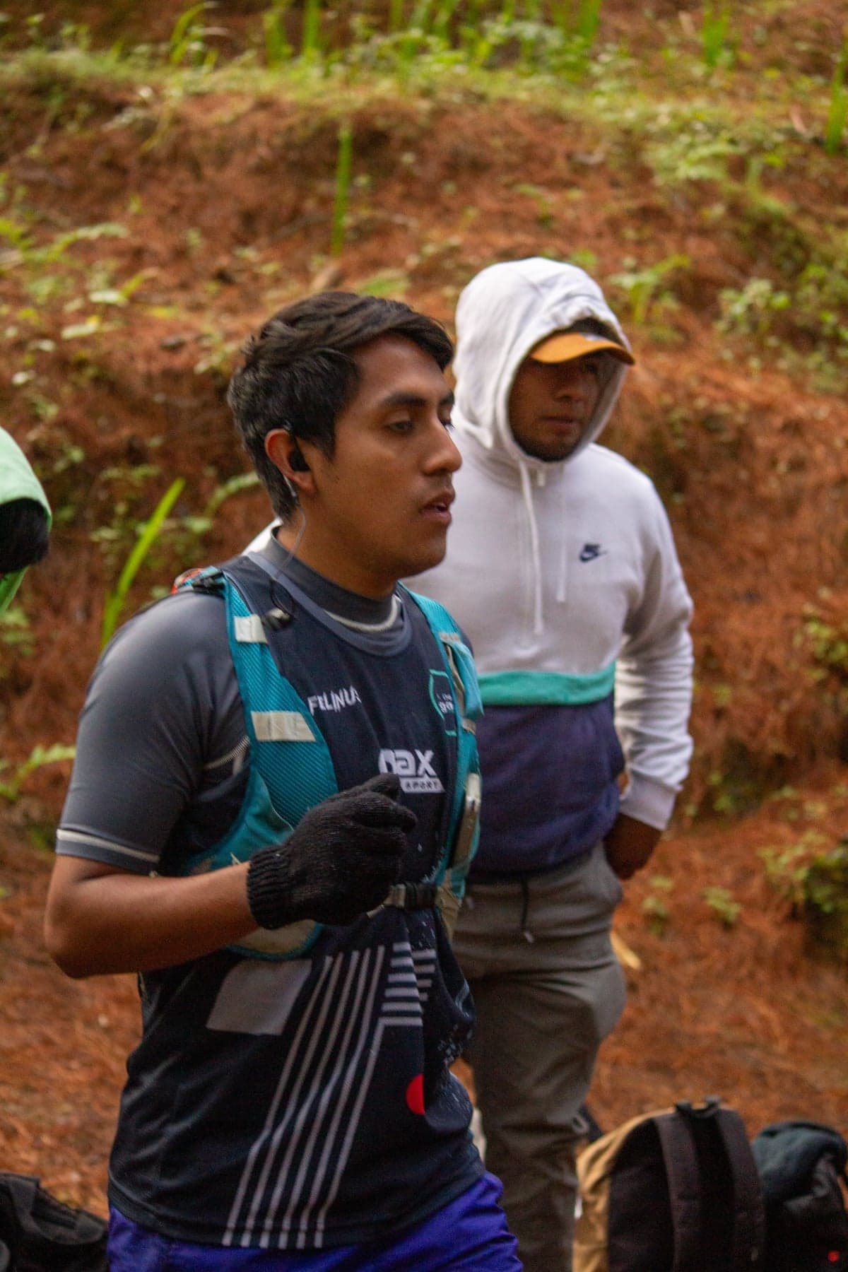 Juan Zurita Victoria during a trail training session in Oaxaca.